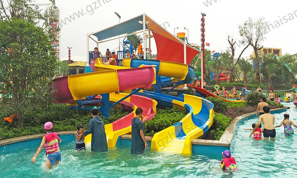 浙江杭州浪浪浪水公园儿童螺旋滑梯 浙江杭州浪浪浪水公园儿童螺旋滑梯